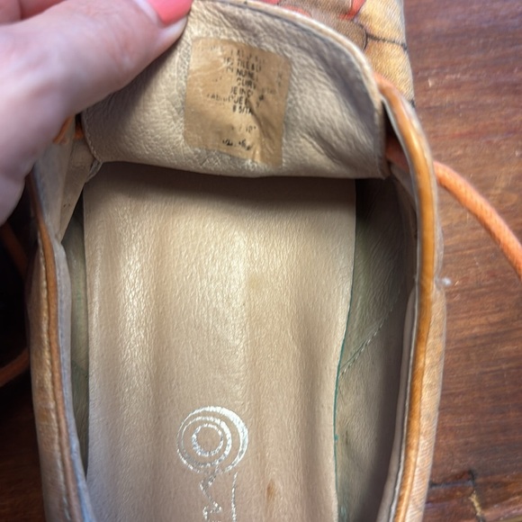 Icon Pumpkin Poppies Canvas Espadrille Sneakers Size 8.5 - Picture 7 of 8